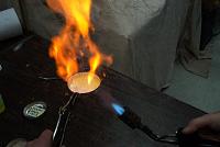 Then it burned about same as Prestone 100%