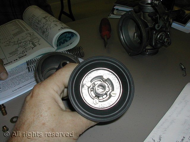 bing carb diaphragm assembly