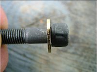 Washer on bolt